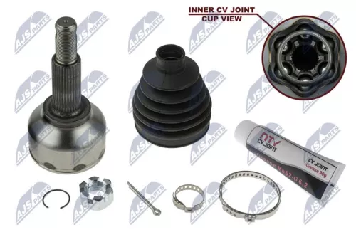 NTY NTY NPZ-FR-052 Front Right Front Left NTY Cv Joint & Boot Kit 