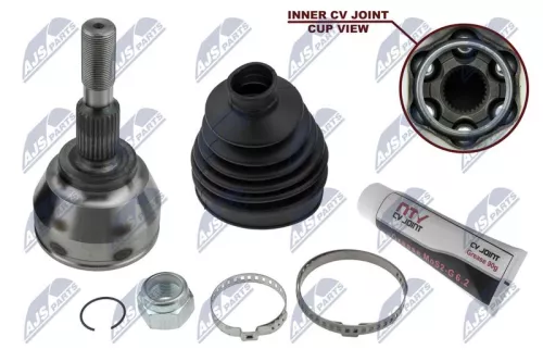 NTY NTY NPZ-FR-056 Front Right Front Left NTY Cv Joint & Boot Kit 