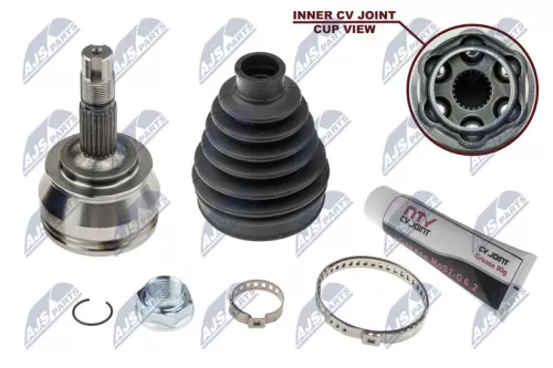 NTY NTY NPZ-FT-001 Outer Front Left Front Right NTY Cv Joint & Boot Kit 