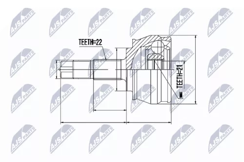 Front Left Front Right NTY Cv Joint & Boot Kit