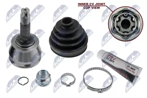 NTY NTY NPZ-FT-046 Front Right Front Left NTY Cv Joint & Boot Kit 