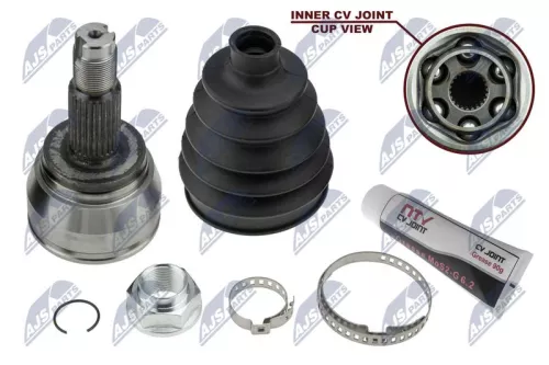 NTY NTY NPZ-FT-057 Front Left Front Right NTY Cv Joint & Boot Kit 