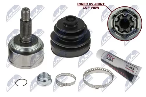 NTY NTY NPZ-HD-051 Front Left Front Right Outer NTY Cv Joint & Boot Kit 