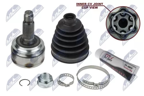 NTY NTY NPZ-HD-055 Front Left Front Right NTY Cv Joint & Boot Kit 