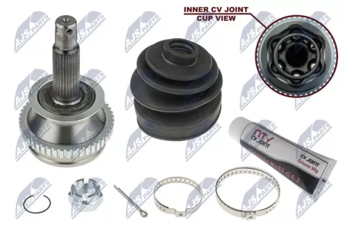 NTY NTY NPZ-HY-535 Outer NTY Cv Joint & Boot Kit 