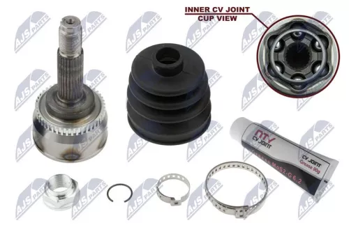 NTY NTY NPZ-HY-539 Front Left Inner Front Right NTY Cv Joint & Boot Kit 