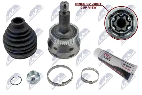 NTY NTY NPZ-HY-554 Front NTY Cv Joint & Boot Kit 