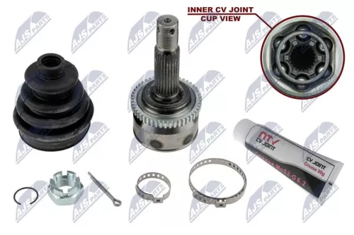 NTY NTY NPZ-HY-555 Front Left Front Right NTY Cv Joint & Boot Kit 