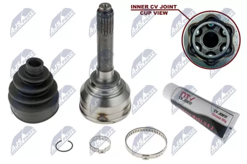 NTY NTY NPZ-IS-002 Front Right Front Left NTY Cv Joint & Boot Kit 