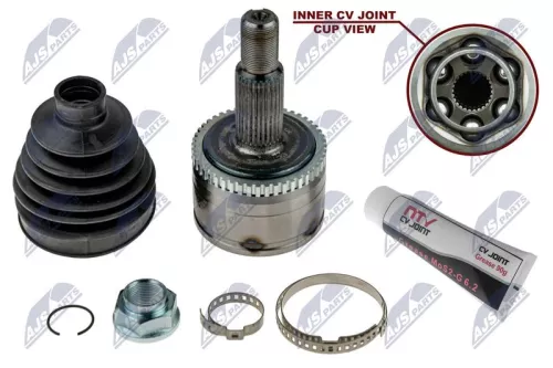 NTY NTY (NPZ-LR-007) Front Left Front Right NTY Cv Joint & Boot Kit 