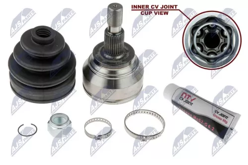 NTY NTY NPZ-ME-012 Front Outer NTY Cv Joint & Boot Kit 