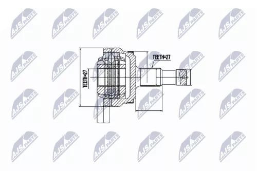Rear Outer NTY Cv Joint & Boot Kit