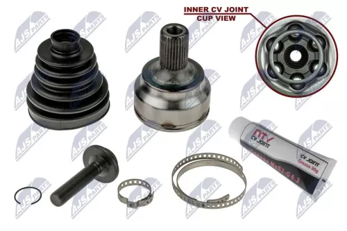 NTY NTY NPZ-ME-021 Front Right Front Left NTY Cv Joint & Boot Kit 