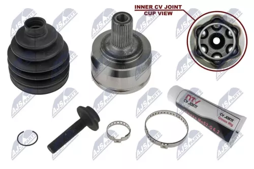 NTY NTY NPZ-ME-028 Front Right Front Left NTY Cv Joint & Boot Kit 