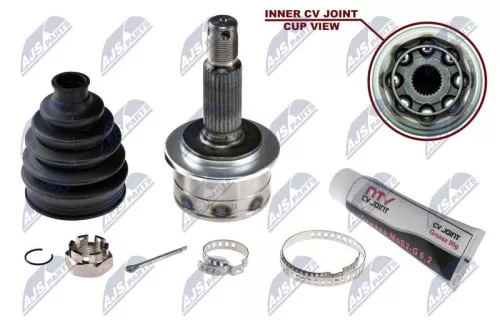 NTY NTY NPZ-MS-060 Rear Left Rear Right NTY Cv Joint & Boot Kit 