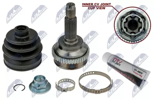 NTY NTY NPZ-MZ-014 Front Right NTY Cv Joint & Boot Kit 