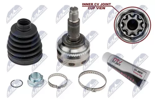NTY NTY NPZ-MZ-019 Front Right Front Left NTY Cv Joint & Boot Kit 