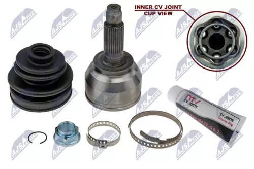 NTY NTY NPZ-MZ-047 Front Right Inner NTY Cv Joint & Boot Kit 