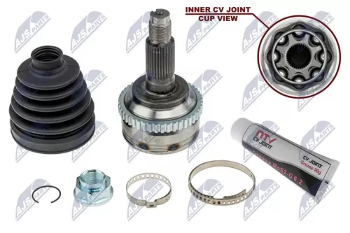 NTY NTY NPZ-MZ-053 Front Right Inner NTY Cv Joint & Boot Kit 