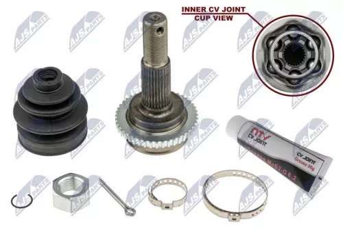 NTY NTY NPZ-NS-067 Rear Left Rear Right NTY Cv Joint & Boot Kit 