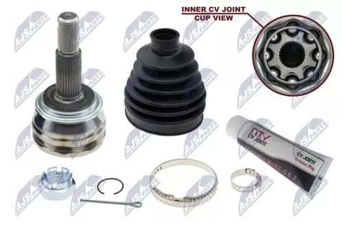 NTY NTY NPZ-NS-092 Front Right Front Left NTY Cv Joint & Boot Kit 