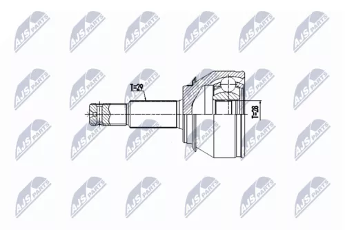 NTY NTY NPZ-NS-098 Outer NTY Cv Joint & Boot Kit 