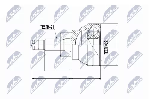 Front Right Front Left NTY Cv Joint & Boot Kit