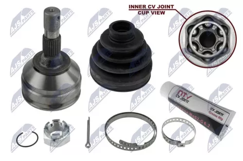 NTY NTY NPZ-PE-029 Front Left Front Right NTY Cv Joint & Boot Kit 