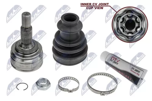 NTY NTY NPZ-PE-031 Outer NTY Cv Joint & Boot Kit 