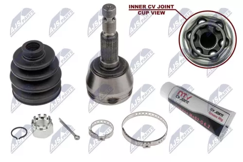 NTY NTY NPZ-PL-013 Front Right Front Left NTY Cv Joint & Boot Kit 