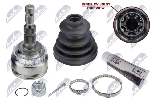 NTY NTY NPZ-PL-024 Front Right Front Left NTY Cv Joint & Boot Kit 