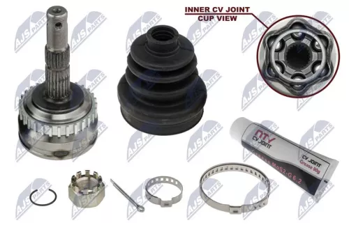 NTY NTY NPZ-PL-034 Front Left Front Right NTY Cv Joint & Boot Kit 