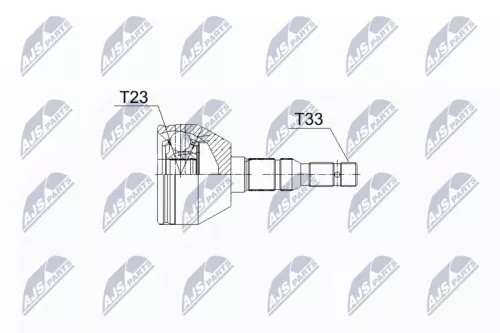 Front Right Front Left NTY Cv Joint & Boot Kit