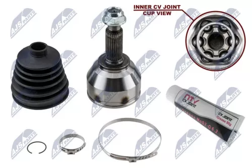 NTY NTY NPZ-RE-001 Front Left Front Right Outer NTY Cv Joint & Boot Kit 