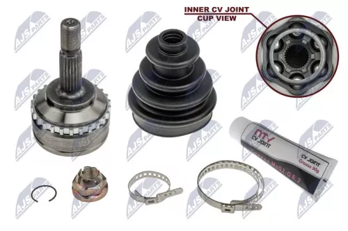 NTY NTY NPZ-RE-012 Front NTY Cv Joint & Boot Kit 