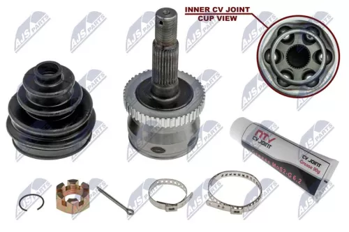 NTY NTY NPZ-RE-018 Front Right Front Left NTY Cv Joint & Boot Kit 