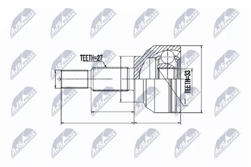 Front Left Front Right NTY Cv Joint & Boot Kit