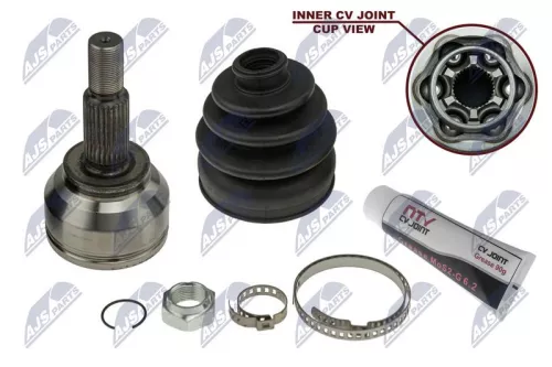 NTY NTY (NPZ-RE-034) Front Left Front Right NTY Cv Joint & Boot Kit 