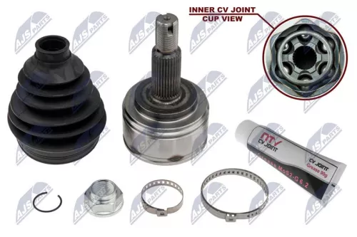 NTY NTY NPZ-RE-041 Front Left Front Right NTY Cv Joint & Boot Kit 