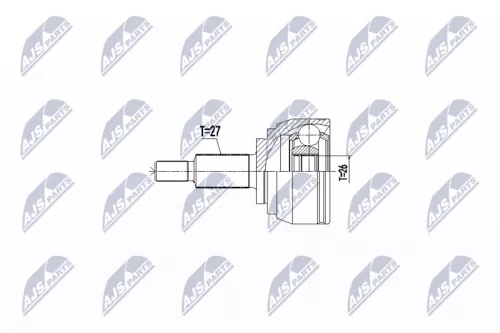 NTY NTY NPZ-RE-050 Front Left Front Right NTY Cv Joint & Boot Kit 