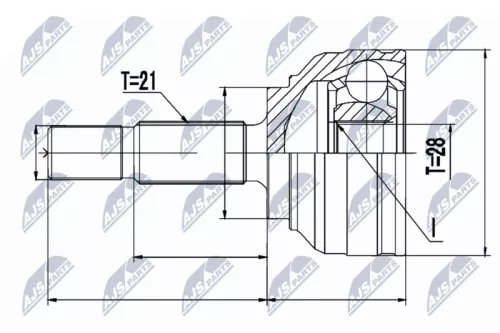 Front Left Front Right NTY Cv Joint & Boot Kit
