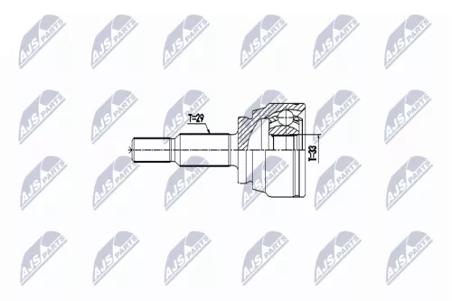 Front Left Front Right NTY Cv Joint & Boot Kit