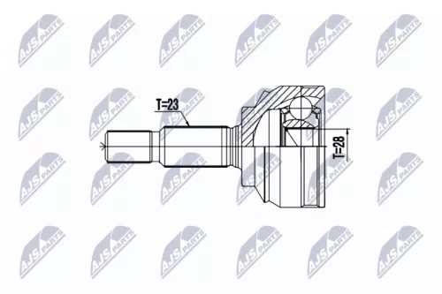 Front Outer NTY Cv Joint & Boot Kit