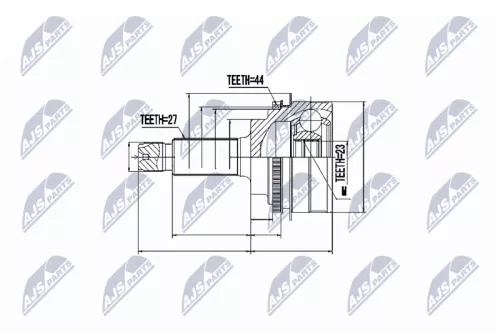 Outer Front Left Front Right Front NTY Cv Joint & Boot Kit