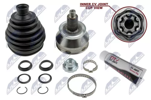 NTY NTY NPZ-SK-005 Front Left Front Right Inner NTY Cv Joint & Boot Kit 