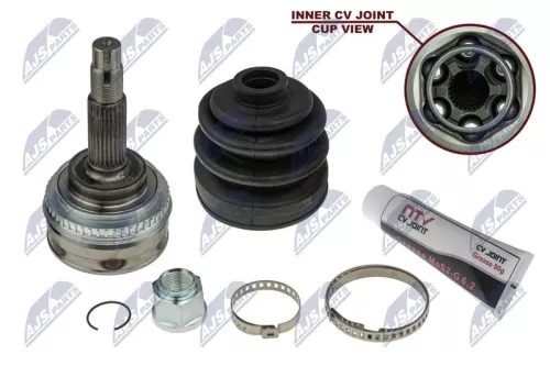 NTY NTY NPZ-TY-003 Rear Left Rear Right NTY Cv Joint & Boot Kit 