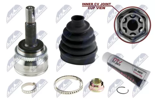 NTY NTY NPZ-TY-017 Outer Front Left Front Right NTY Cv Joint & Boot Kit 