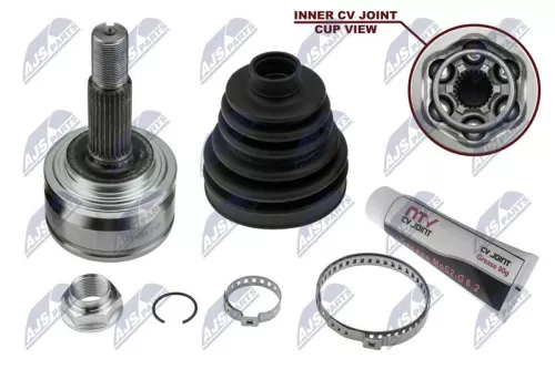 NTY NTY NPZ-TY-065 Front Left NTY Cv Joint & Boot Kit 