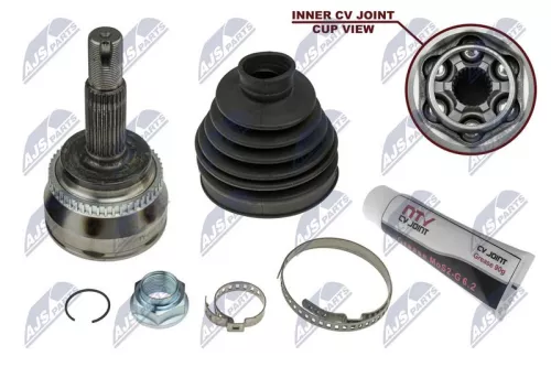 NTY NTY NPZ-TY-067 Front Outer NTY Cv Joint & Boot Kit 