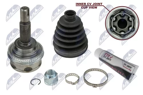NTY NTY NPZ-TY-075 Rear Left Rear Right NTY Cv Joint & Boot Kit 